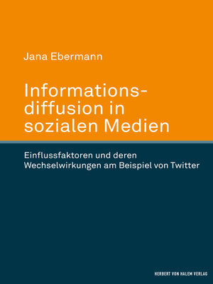 cover image of Informationsdiffusion in sozialen Medien